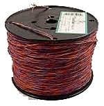 4-units min. General Cable Industries, Inc.  Cross Connect Wire Type F 2 Pair 24 Gauge Copper Conductors.  Conductors Have A Minimum Four Twists Per Foot.  Jacket Is Bandmarked Blue/red Red/blue And Orange/red Red/orange.  Wire Comes On A 1150 Foot Spool.    7042518  Ea/ Ft = 1 Ft  So = 1150 Ft - 7042518
