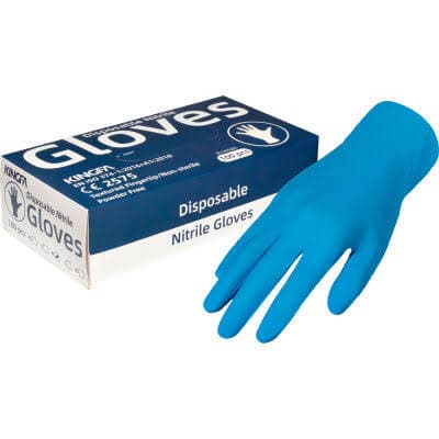 10-units min. Performance Press, Inc Dba Thumbprint  Gloves Medium 4mil Nitrile - SHI-PPE-029