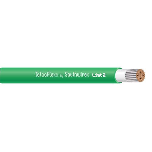40-units min. Electro Wire Incorporated  TELCOFLEX II 2 AWG L2 GREEN, KS24194-SOUTHWIRE, #56974801 - 408513703-NS