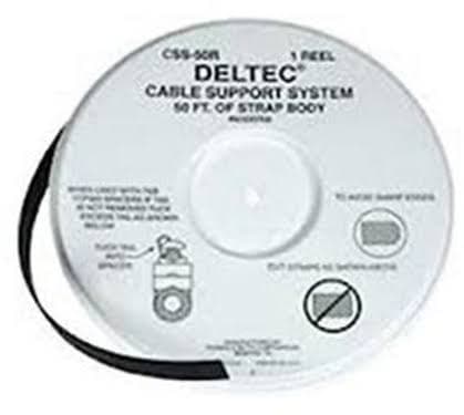 4-units min. Rosenberger  DELTEC ACETAL PLASTIC CABLE STRAP (50 FT REEL): - TX-CSS-50R