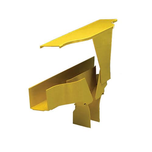 Walker & Associates, Inc FGS-MSDS-C - Adc Yellow 2 X 2" Vertical T