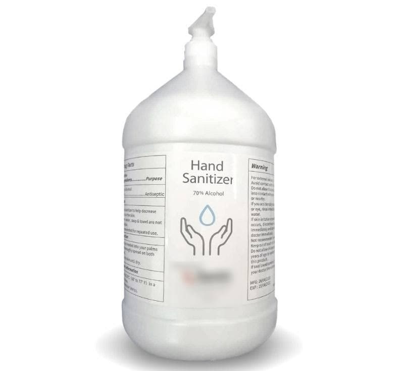 10-units min. Elevation Gourmet  1-gallon Hand Sanitizer Jug - 1-Gallon hand sanitizer jug
