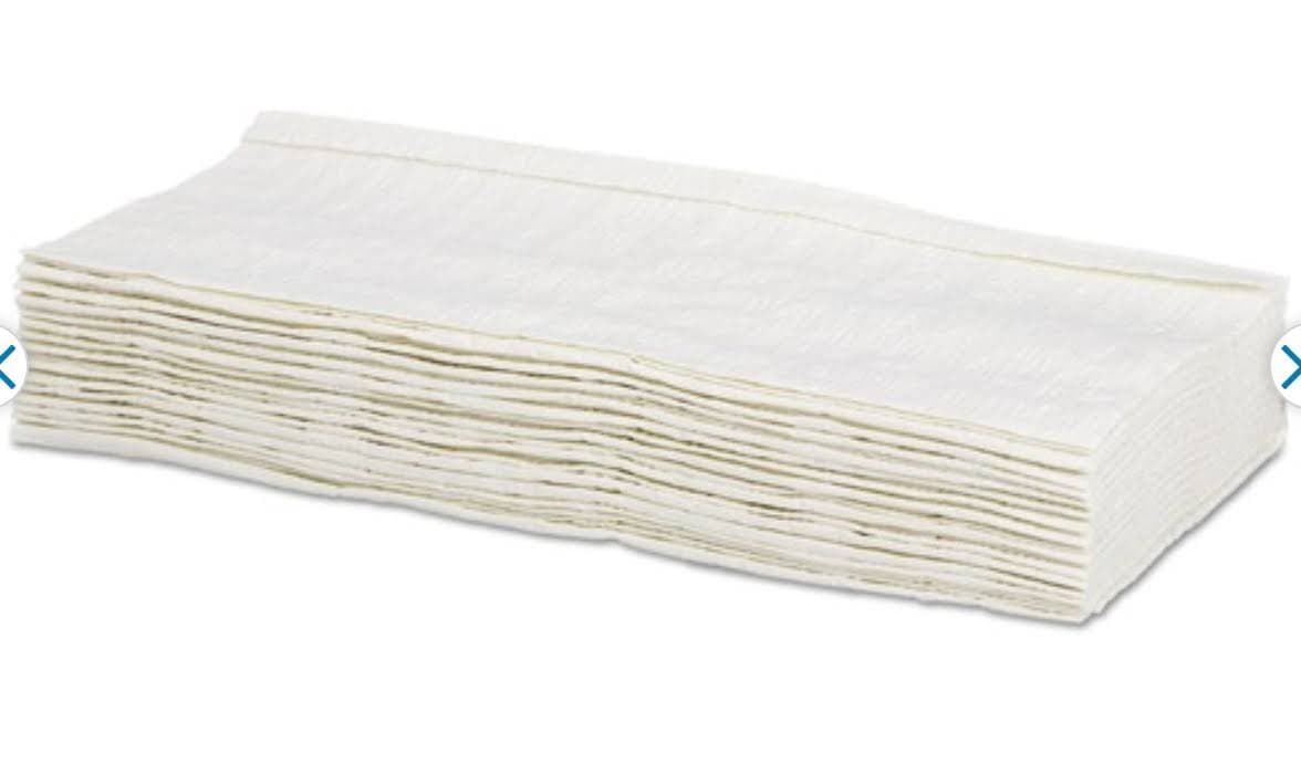 2-units min. Rainbow Technology Corporation  Cloth Wiping Paper White 9-3/4in X 16-3/4in Not Lint-free - 76265