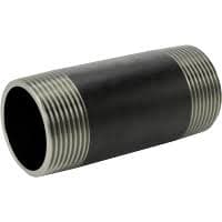 9-units min. McMaster-Carr  Standard-wall Steel Pipe Nipple, Threaded On Both Ends, 1-1/ - 44615k557