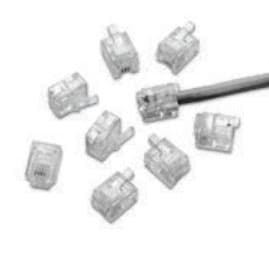 57-units min. Premier  Plug For 4c 4p Stranded Handset Cord 25/pk - PT-4P4C
