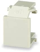 150-units min. Control Cable, Inc.  Blank Keystone Module Lt Ivory - SG004-1
