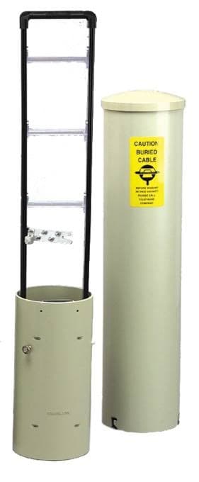 Charles Industries, LLC BD 3 - Pedestal Buried Distribution 6 Inch Non-metallic S-bracket Drop Channel 5 Post Ground Bar With Ground Lug With 2 Splice Bars Rdup Accepted Non Returnable