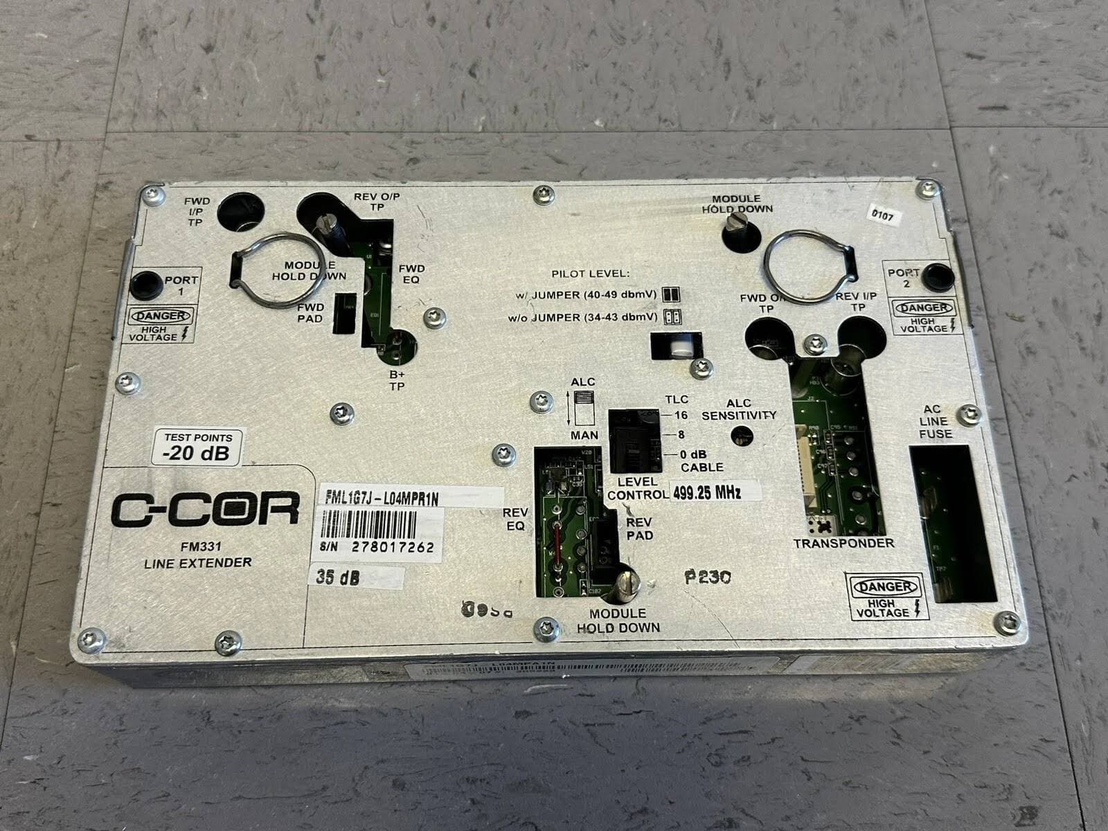 Arris FML1G7J-L04NPR1N - At Le, Fml1g7jl04npr1n  25db