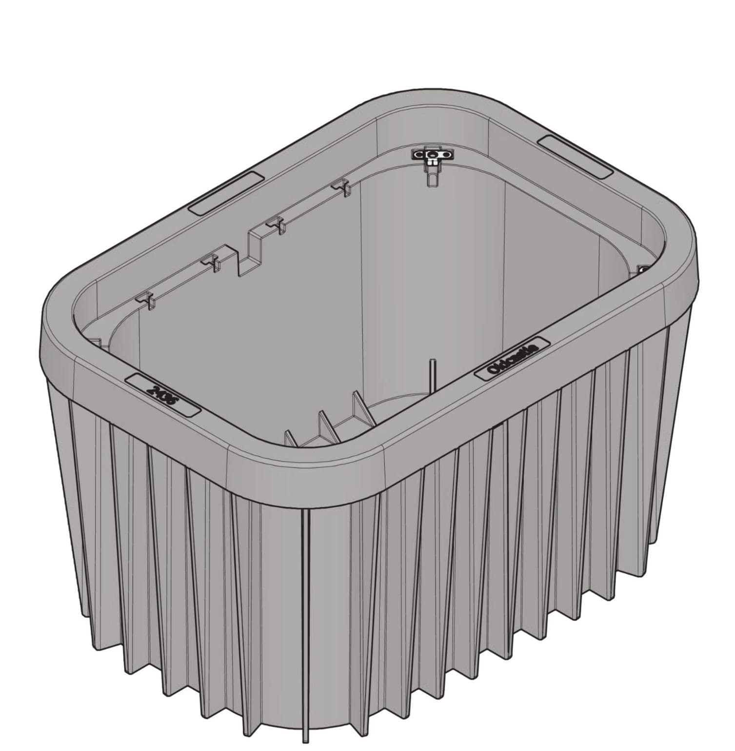 Oldcastle BuildingEnvelope 24361502 - 24x36x36 Tier 22 Duralite Assembly Blank