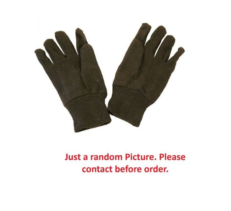35-units min. Bodine Business Products  Glove Brown Jersey Heavy Weight - BBP-3001