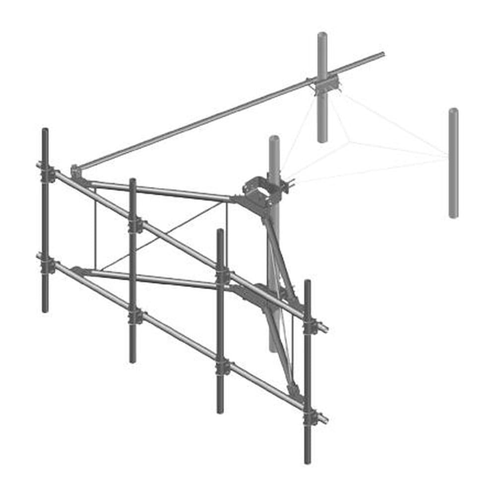 Sabre C10857222C - HD V-BOOM, 10' FACE, INCLUDES TIEBACK AND CROSSOVER KITS FOR 2-3/8" - 2/7/8" OD PIPE