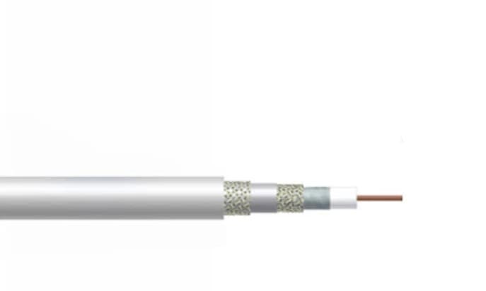 4546-units min. TFC 075I99V12GY401SFT0R1 He Cable Mini Rg59 Quadshield Gray - 075I99V12GY401SFT0R1