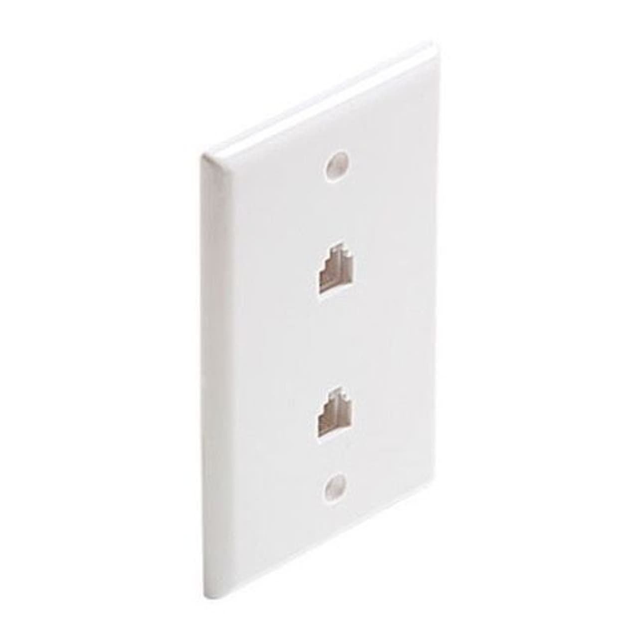 2500-units min. Steren 301214WH In Wallplate Tele White 2 - 301-214WH
