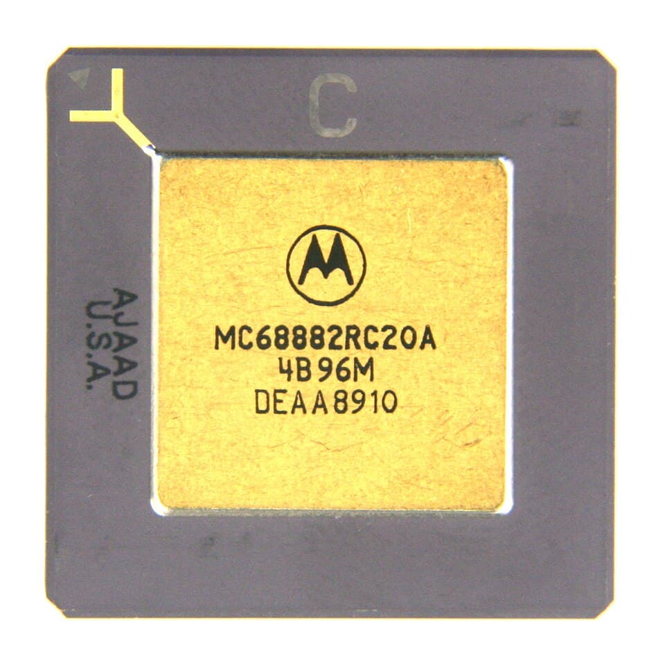 18-units min. MOTOROLA MC68882RC20A IC,68882 FPP 20 MHZ - MC68882RC20A