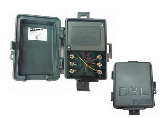 3-units min. Premier  Adsl Outdoor Ancillary Pots Splitter - 40 Per Case - PT-DSL-OD-SPLIT