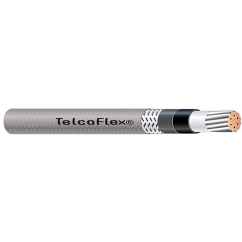32-units min. Southwire  #8 Telcoflex Gray L4 Class I, Cloth Braid - 39770