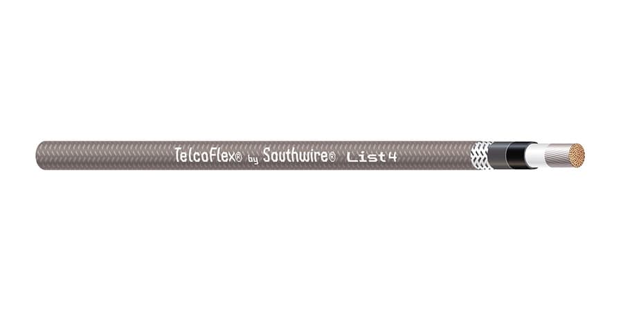 Southwire 56985201 - 4/0 Telcoflex Gray L4 Class I, W/braid