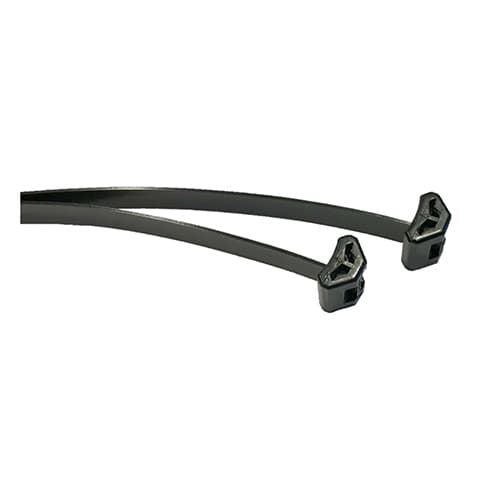 4-units min. Rosenberger  Pim Shield Cable Strap, Acetal, 1/2"x16" Qty 50 (locking Head Incl) - 900443-16-50