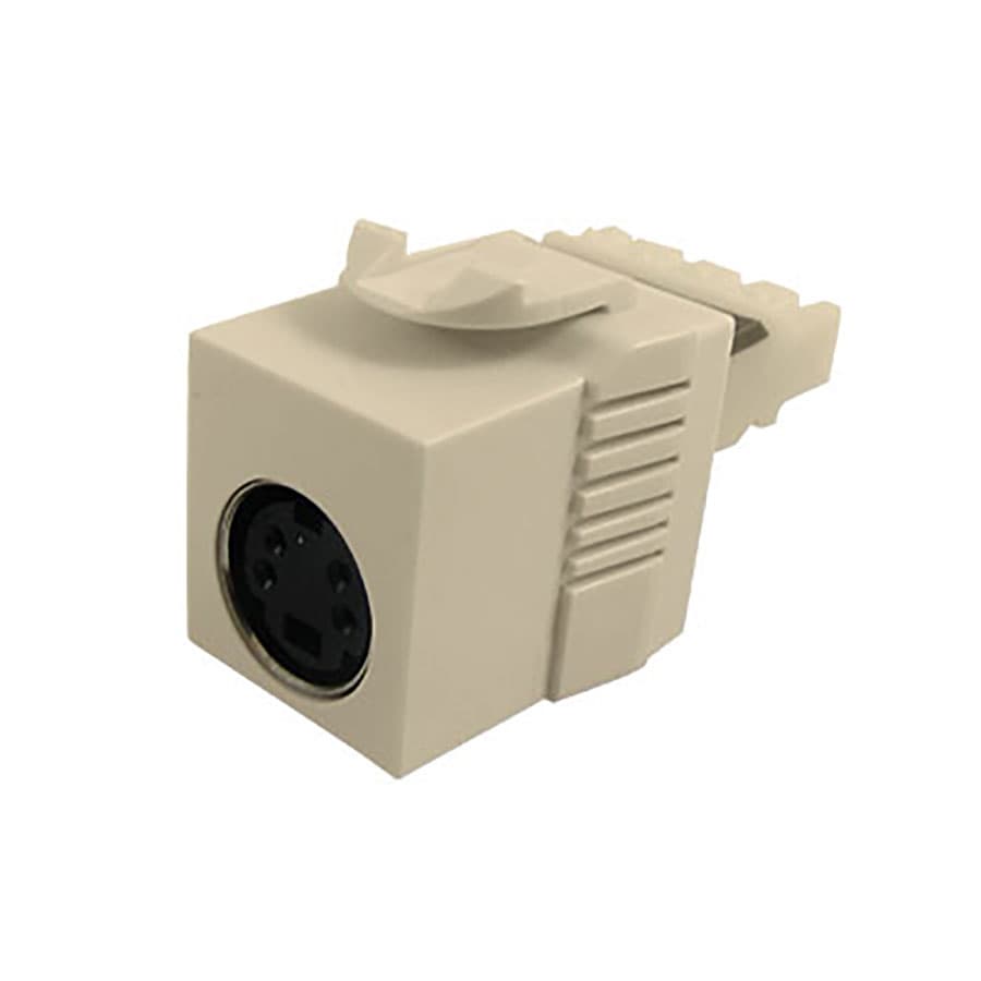 36-units min. Structured Cable Products, Inc.  S Video Keystone Insert, W/110 Termination - Almond- 50 Ea/bag - 245-AL