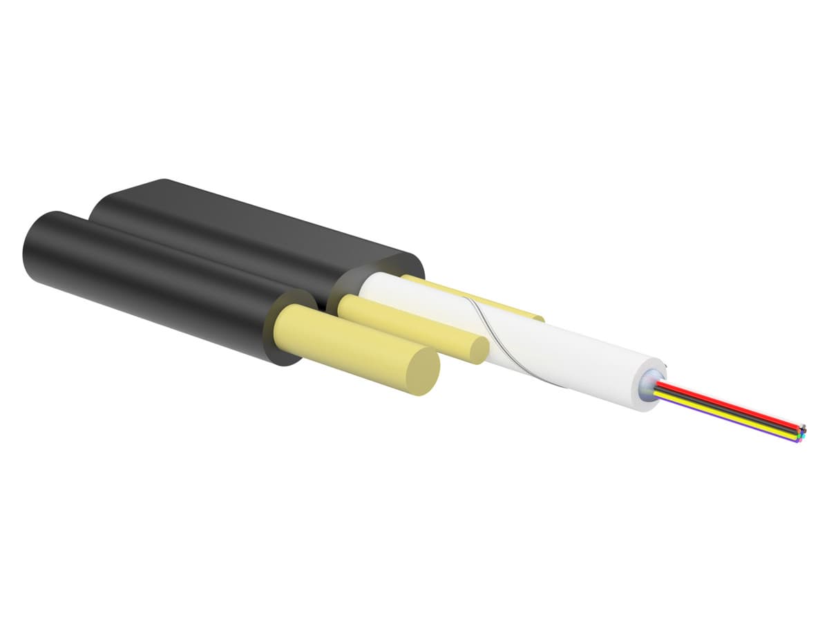 209-units min. Corning  12ct Singlemode Long Span Sst Drop Cable Dielectric - 012ZBA-14101A20