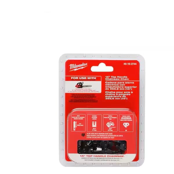 18-units min. Milwaukee 49-16-2744 – Top Handle Chainsaw Chain – .325 Low Profile Pitch .043 Gauge 59 Drive Links - 49-16-2744
