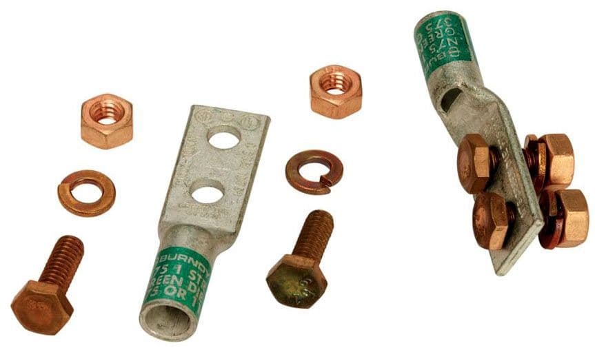 3-units min. B-Line  Component B-line 2-hole No. 6 Awg Compression Lug W/ 1/4in Bolts - SB479-02