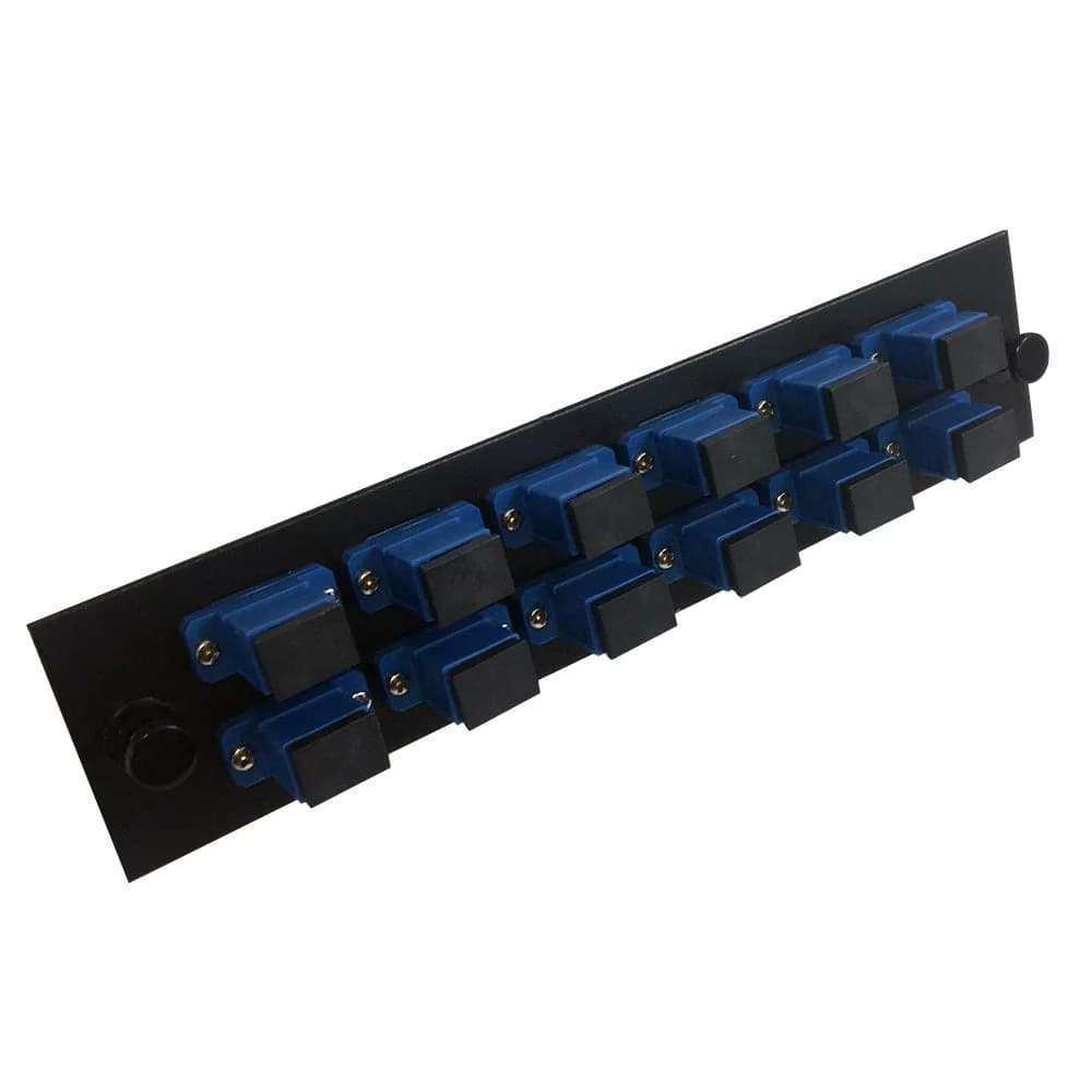 3-units min. TII Technologies Inc  Noiswt000196 12 Port Patch Splice Sm Panel W Sc-upc Adapters - WM2PBF012RSC9L