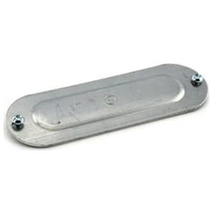 22-units min. Bridgeport Fittings, LLC  1" Aluminum Conduit Body Cover - SC43