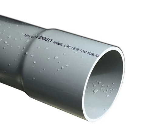 500-units min. Commodity Vendor  Nicspv000502 2.50in X 10ft Sch 40 Pvc Conduit - NICSPV000502