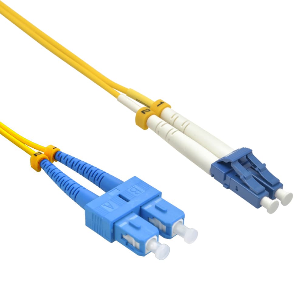 129-units min. Netceed  Duplex Singlemode Lc-upc To Sc-upc 2mm Ofnr 2 Meter - MFOU12586