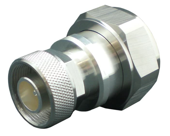 45-units min. Gelvo Technology  Adapter, Low Pim, 7/16-din (male) To 4.1/9.5-minidin (female), -160 Dbc. - 101602