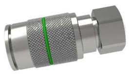 16-units min. Amphenol  Acc Connector, 4.3/10(male), Hex Torque For 1/2" Superflex Cable - AFDF09-2
