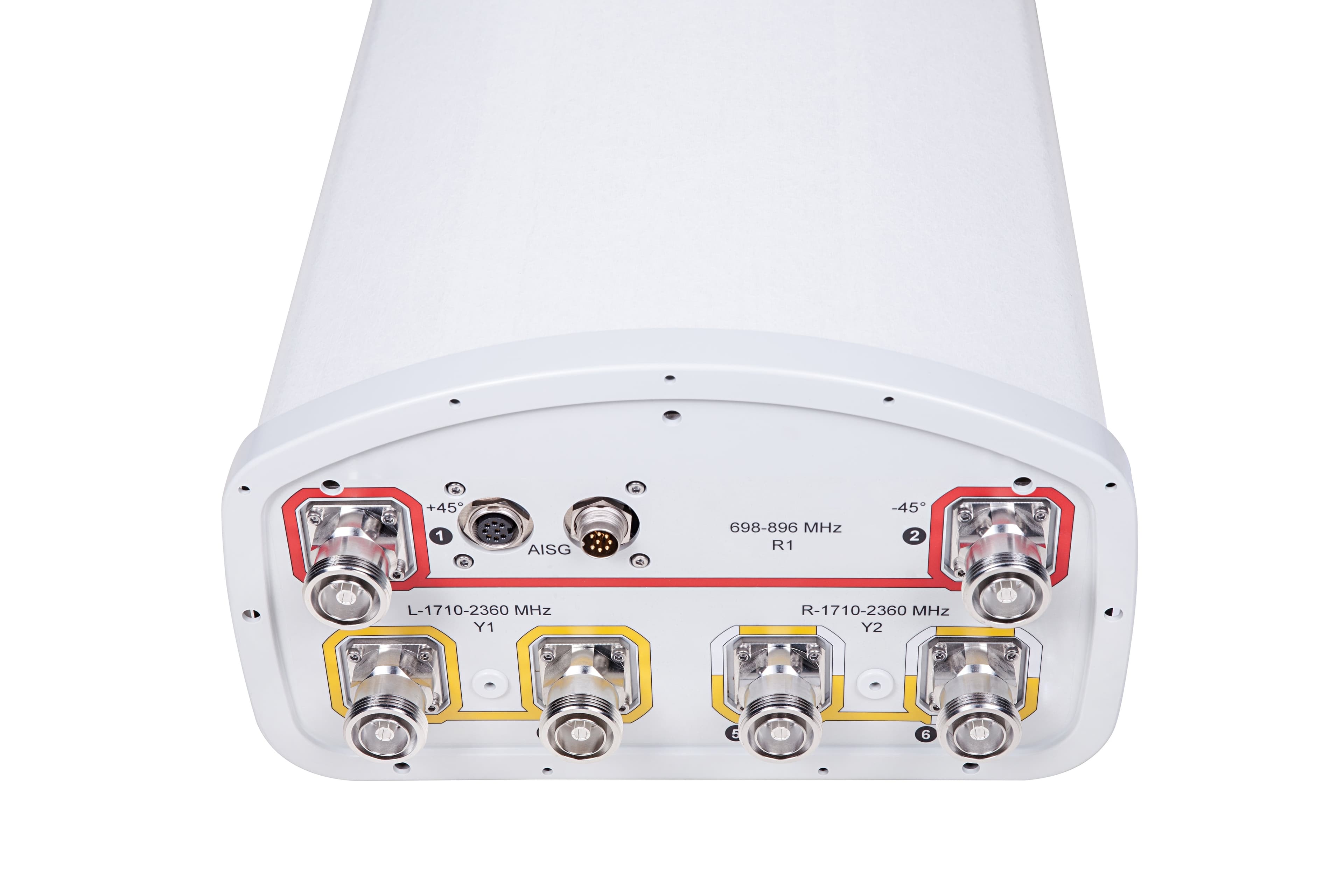 CommScope SBNHH-1D65B-SR - 6-port Sector Antenna, 2x 698-896 And 4x 1695-2360 Mhz, 65 Hpbw, 2x Ret. Both High Bands Share The Same Electrical Tilt.
