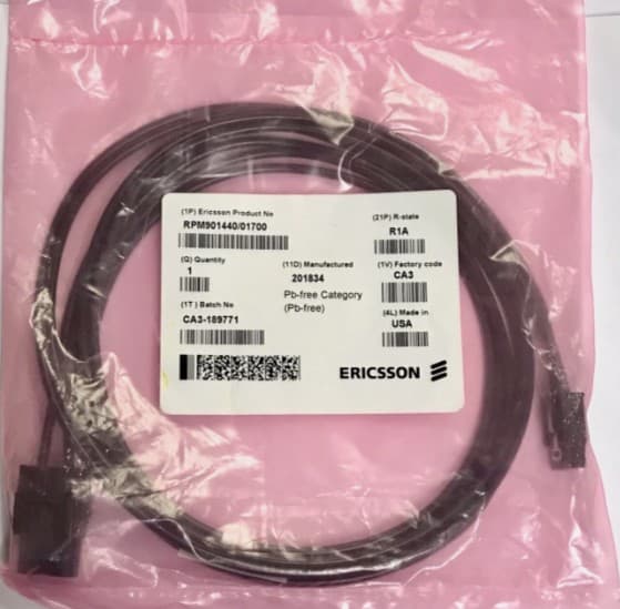 3-units min. Ericsson  Dc Power Cable - 20a Pdu 1.7m - RPM901440/01700