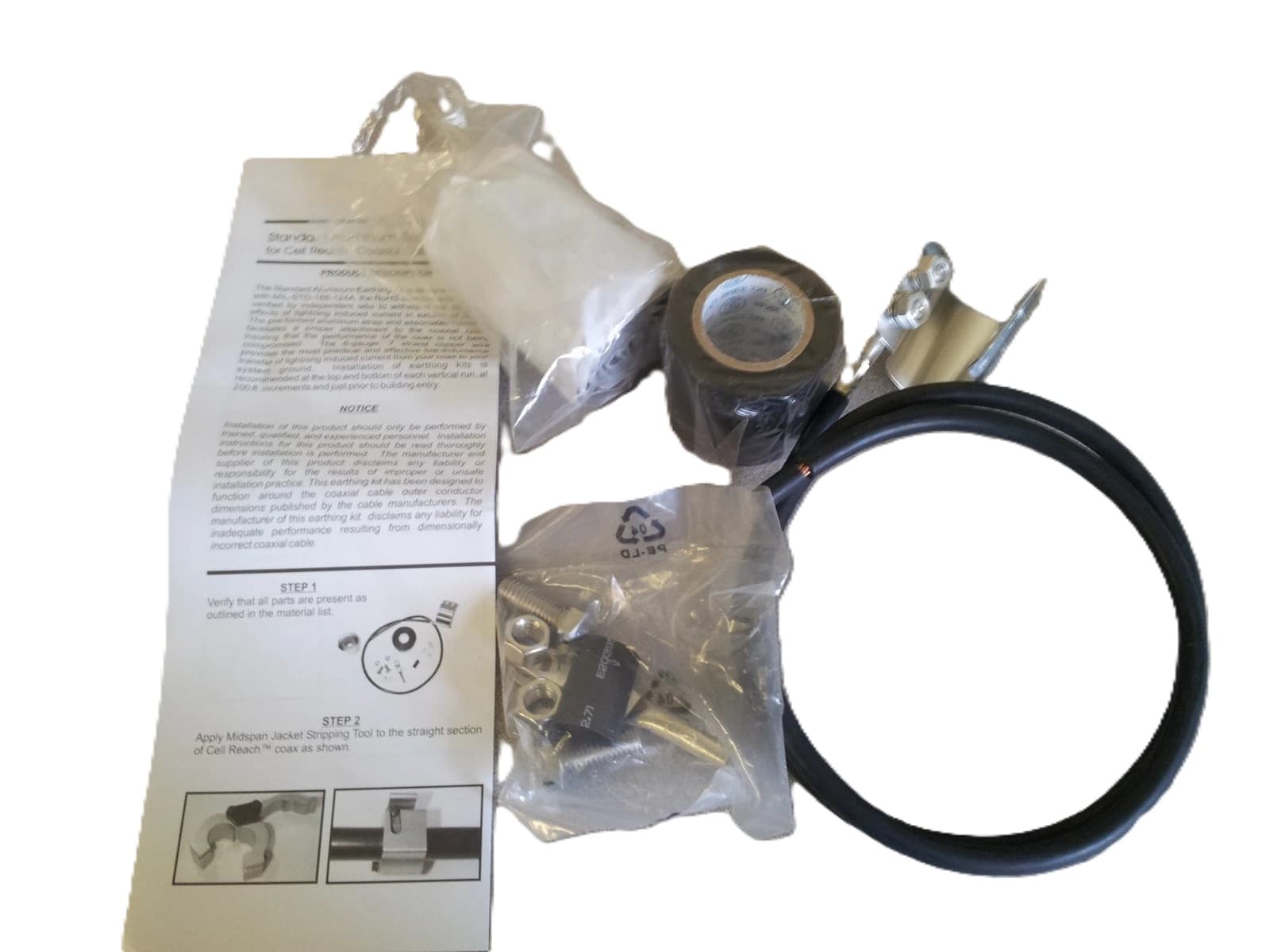 8-units min. CommScope  Grounding Kit 7/8 In - A780SEK