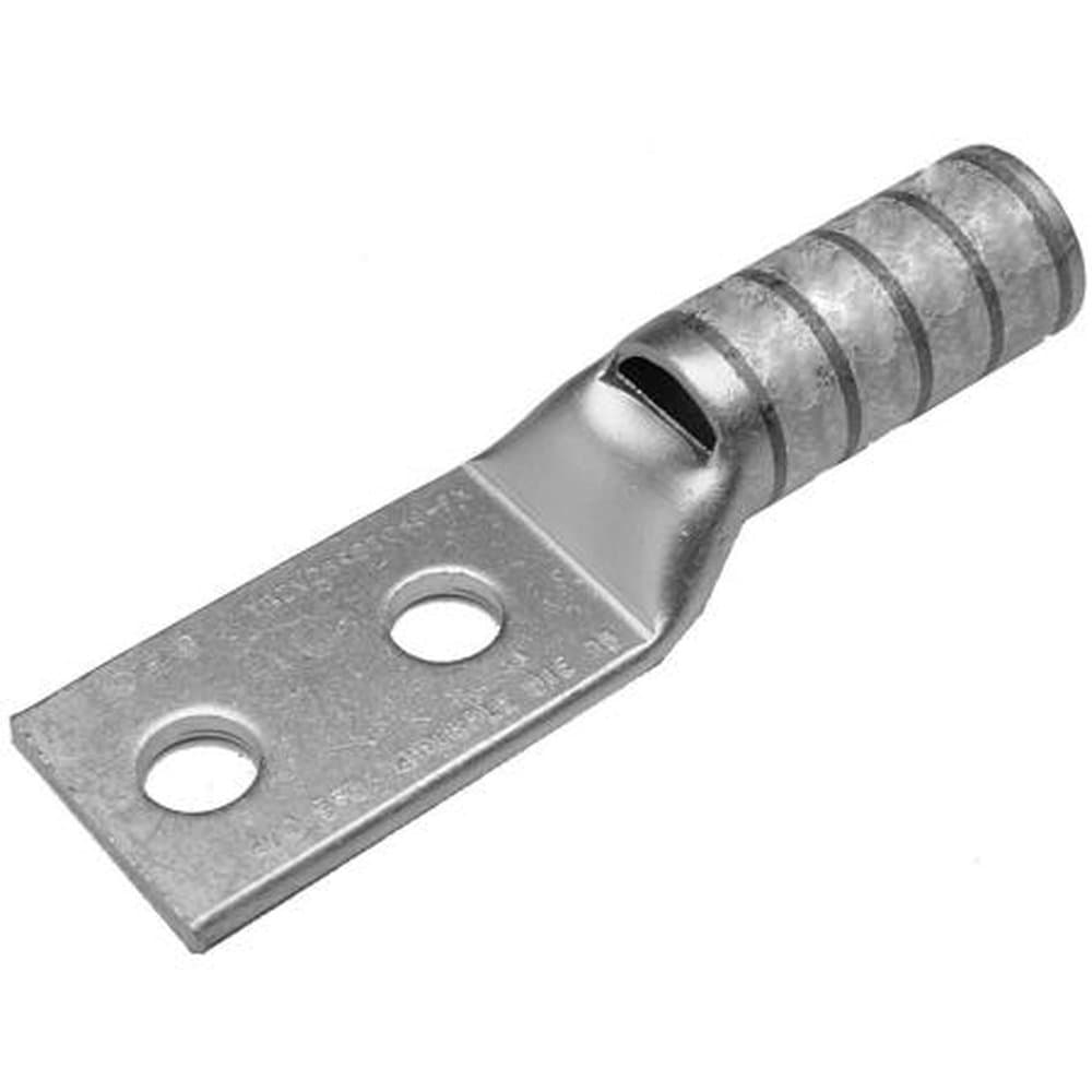 4-units min. Burndy  #10-14 Awg - 2 Hole - 1/4" Stud Size - 1" Space - Window - Straight Tongue - Standard Barrel - YAV10-2TC14EI