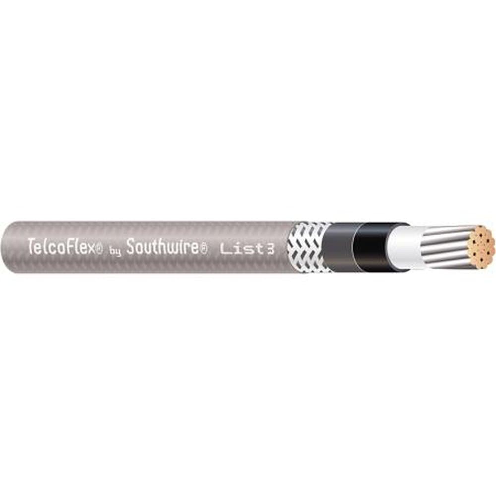27-units min. Electro Wire Incorporated  Telcoflex-gray-6 Awg-list 4-120ft - TELCO6L4GRY-120