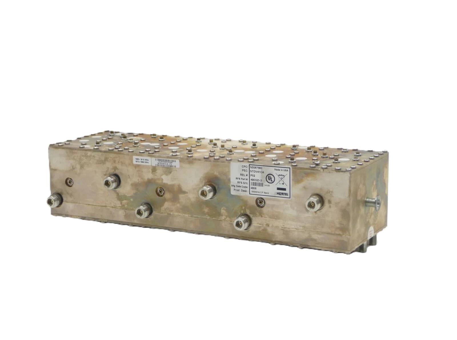 Nortel NTDV41CA - Vbts Duplexer C&f Band