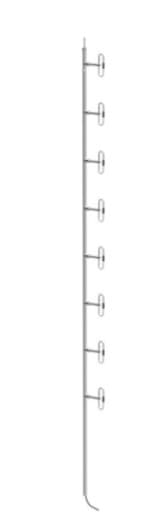 Comprod 778-70-TM*1-1/2 - UHF8EXP DIP TopMntNon-Inverted406-470MHz