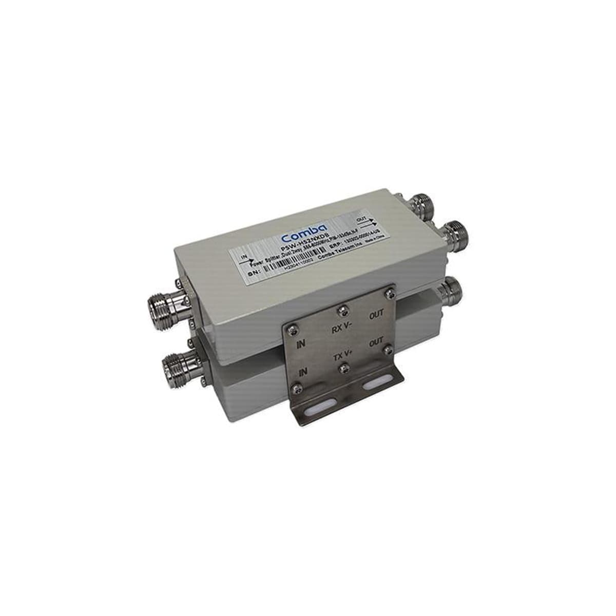 Comba Telecom PSW-HS2NXDB - Dual Splitter 2way, 555-6000MHz, LP, NF