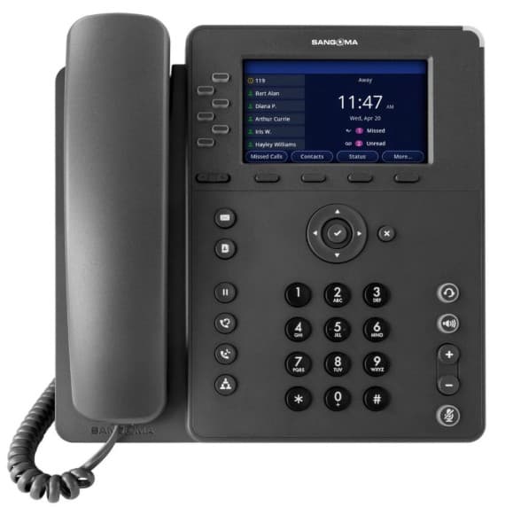Sangoma 1TELP325LF - Navvvv000494 Sangoma P325 6-line, Hd Voice Gigabit Ethernet 1 X Usb 4.3in