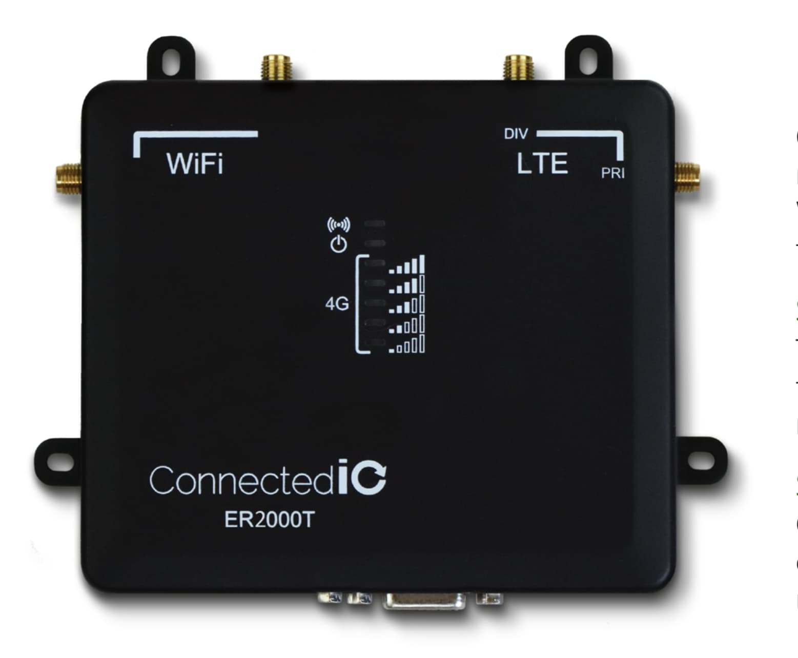 Connected IO ER2000T-VZ - Wifi router with 4G LTE Modem