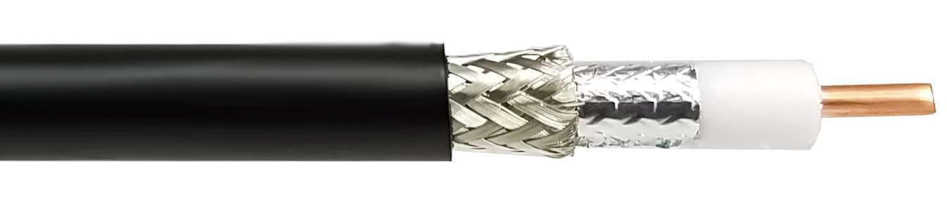 57-units min. Shireen  400 Series Cable, 50 Ohm Braided Coax Cable - Rg8 Sized Cable. Per Meter - RFC400