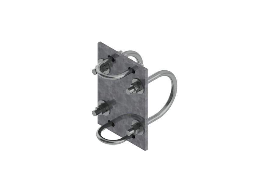 CommScope XP-197-S - Xp197s 23/8 Od Pipe To Mt197 Stand Off Arm Single Crossover Plate