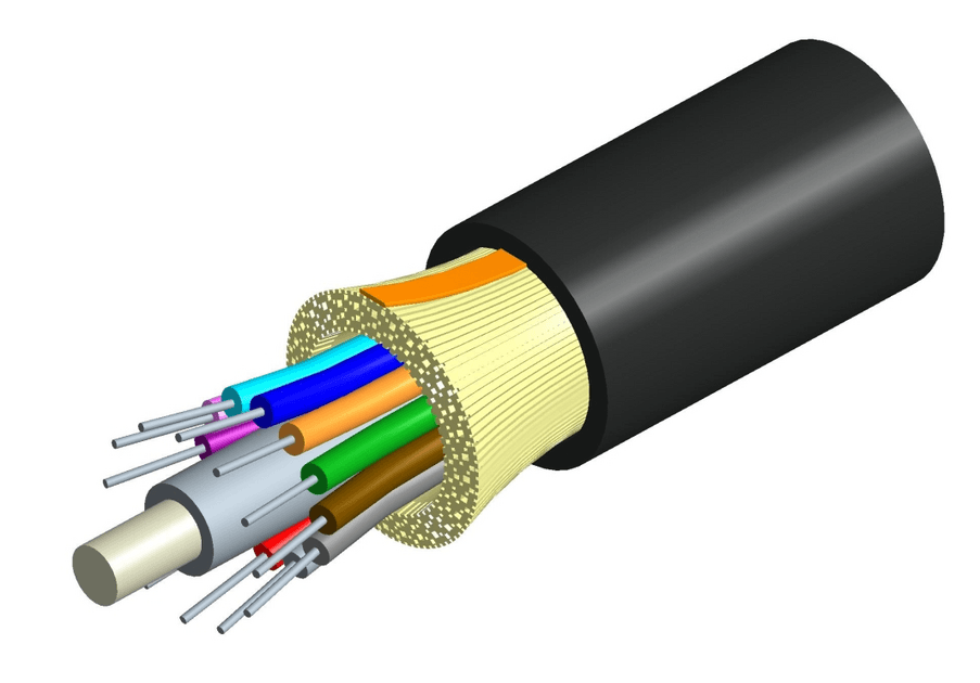 CommScope 760037192 - P-012-OD-8W-FSUBK 12 Fiber Plenum Cabl
