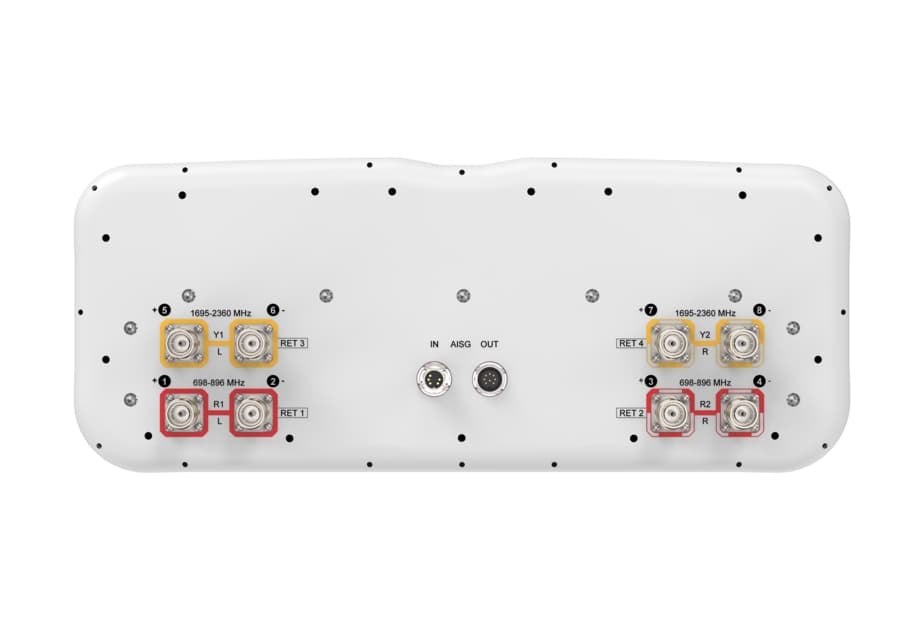ANDREW an Amphenol company NNHH-65B-R4 - *8-Port Sect Ant, 698-896 /1695-2360MHz