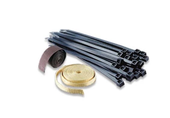 PPC TBT69 - KIT STRAIN RELIEF INCLUDES 40 FOOT OF HIGH STRENGTH KEVLAR STRAIN RELIEF TAPE 10 FOOT EMERY CLOTH STRIP AND 50 TY-RAP CABLE TIES KOLD-N-KLOSE