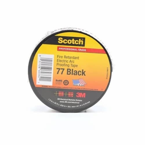 3M HC000602298 - TAPE FIRE AND ELECTRIC ARC PROOF 1-1/2 INCH X 20-FOOT 77