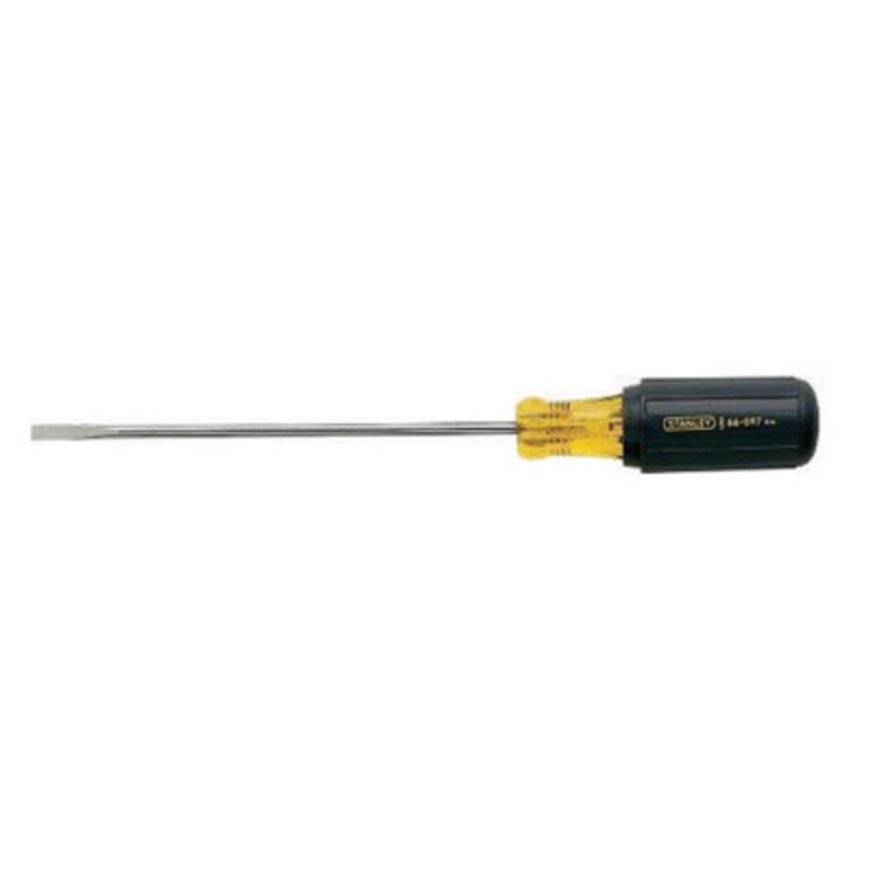 Stanley, Black & Decker Inc 66-096 - Screwdriver Cabinet Tip Round Blade 3-inch Cushion Grip Contractor Grade