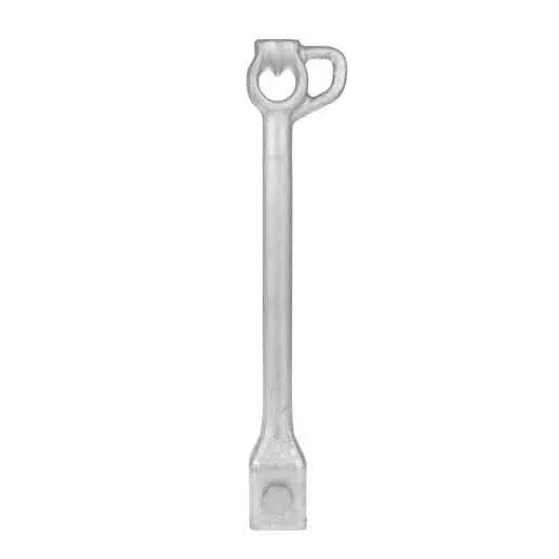 Hubbell Power Systems INC - anchor, Square shafoot, guy adapter, twineye with pulling eye, 18 inch (457 mm). rod tensile strength, 70,000 lbs (311.4 kn) galvanized - C1020024
